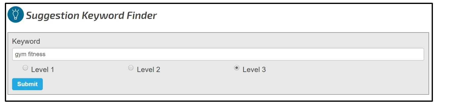 SEO Chat Suggestion Keyword Finder